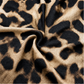 Lace V-Neck Ruched Leopard Midi Dress