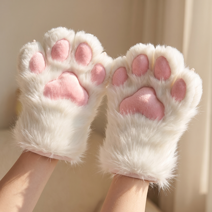 Cozy Cat Paw Gloves