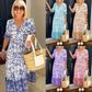 🌸Spring Sale 60% OF👗FV-neck cozy Bohemian Latest Style Dress