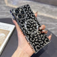 Magnetic Leopard iPhone Case with Bold Electroplated Design