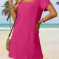 👗Women's Casual Square Neck Pocket Short Sleeve Dress with Pockets