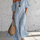 Women's Elegant Striped Off Shoulder Dress