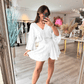 🌸 Limited time hot promotion | Casual cropped V-neck lace set