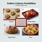 Transformable Snap‐Up Silicone Baking Mat