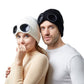 Unisex Goggle Knitted Beanie Hat