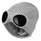 Unisex Goggle Knitted Beanie Hat