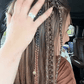 🔥🆕 2026 Boho Dreadlock Clip-In Hair Extensions 🌿 – 20" Braided Hair with Beads & Charms(✨2Pcs)