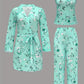 🌸✨Comfy 3-Piece Pajama Set – Robe, Camisole & Long Pants