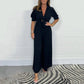 💛Comfort & Style: Women's Solid - Color Pleated Jumpsuit💛