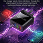 Four-Port Travel Charger for Extended Phone Battery Life