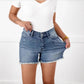 ⏳Time-limited Special🩳High Rise Frayed Hem Cut Off Jean Shorts