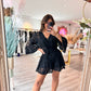 🌸 Limited time hot promotion | Casual cropped V-neck lace set