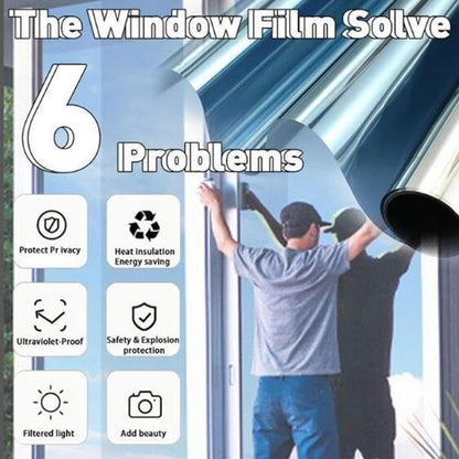 ☀️59% OFF! 🔥 Heat-Insulating Privacy Film – UV Protection, Easy Application & Perfect for Home & Office 🏠