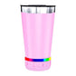 🎧 16oz Stainless Steel Insulated Tumbler with Built-in Bluetooth Speaker & LED Lights