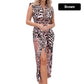 🌸Spring Specials🌸 Deep V-Neck Leopard Print Slit Dress
