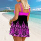 2PCS Ladies Tankini Swimsuit Set Swim Dress Boyshorts