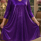 Danceable – Sequin V-Neck Pocketed Party Dress