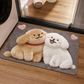 Non-Slip Quick-Dry Faux Plush Floor Mat