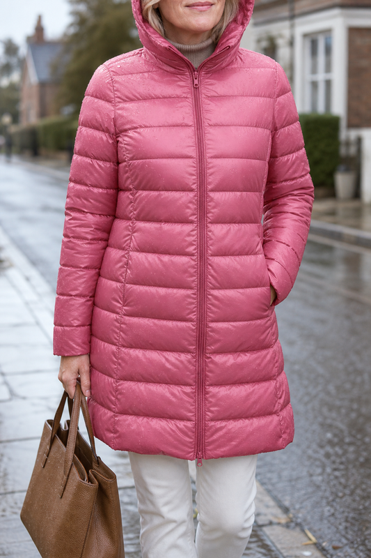 Detachable-Hood Packable Ultralight Puffer Jacket