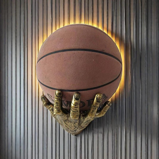 Volleyball, basketball, football, ball support stand base collection interior decoration