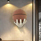 Volleyball, basketball, football, ball support stand base collection interior decoration
