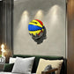 Volleyball, basketball, football, ball support stand base collection interior decoration