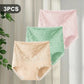 3-Pack Women’s High-Waist Lace Cotton Briefs
