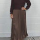 Women's solid color Jumper & Pleated Bottom Dress