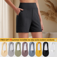 ⏳LAST DAY SALE: ONLY ￡12.99 with FREE GIFT🎁✨AuraFit™ Everyday High-Waisted Shorts – Lightweight & Breathable with Functional Pockets 🌿