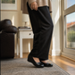 Wide Round Toe Comfort Wedge Pumps