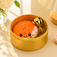 Glow In The Dark Kawaii Bao Bun Keychain with Steamer