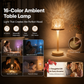 Aurora/Ocean Wave/Water Ripple Desk Lamp – 16-Color Ambient Table Lamp with Control