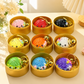 Glow In The Dark Kawaii Bao Bun Keychain with Steamer