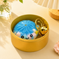 Glow In The Dark Kawaii Bao Bun Keychain with Steamer