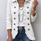 Boho-chic Floral Embroidered Utility Ruffled Trim Jacket