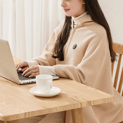 🔥Christmas Sale 50% OFF❄️Portable Soft Zipper Electric Heated Blanket Shawl☀️Warm the entire winter