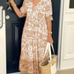 🌸Spring Sale 60% OF👗FV-neck cozy Bohemian Latest Style Dress