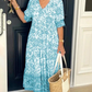 🌸Spring Sale 60% OF👗FV-neck cozy Bohemian Latest Style Dress