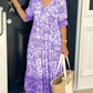 🌸Spring Sale 60% OF👗FV-neck cozy Bohemian Latest Style Dress