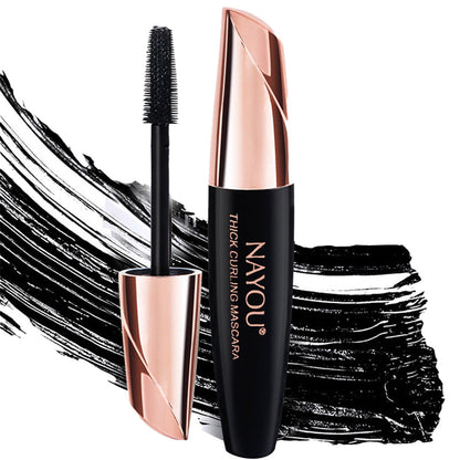 🌈4D Silk Fiber Mascara🌈Lash-Lengthening Extension Thick Curly Black Mascara
