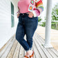 🔥Hot Sale🔥Coming In Hot-Here Comes The Sun Midrise Capris