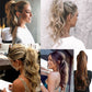 Realistic Curly Wig High Ponytail With Grip Clip