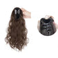 Realistic Curly Wig High Ponytail With Grip Clip