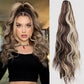 Realistic Curly Wig High Ponytail With Grip Clip