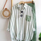 Women’s Colorful Striped Loose 2 - Piece Suit