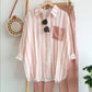 Women’s Colorful Striped Loose 2 - Piece Suit