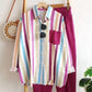 Women’s Colorful Striped Loose 2 - Piece Suit