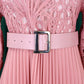 Women's Lace Hollow Pleat Dress