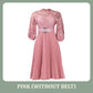 Women's Lace Hollow Pleat Dress