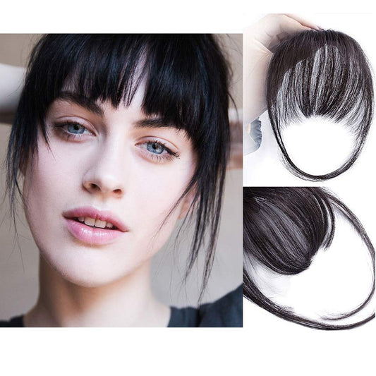 🎀Clip In Bangs 100% Human Hair Extensions Air Bangs